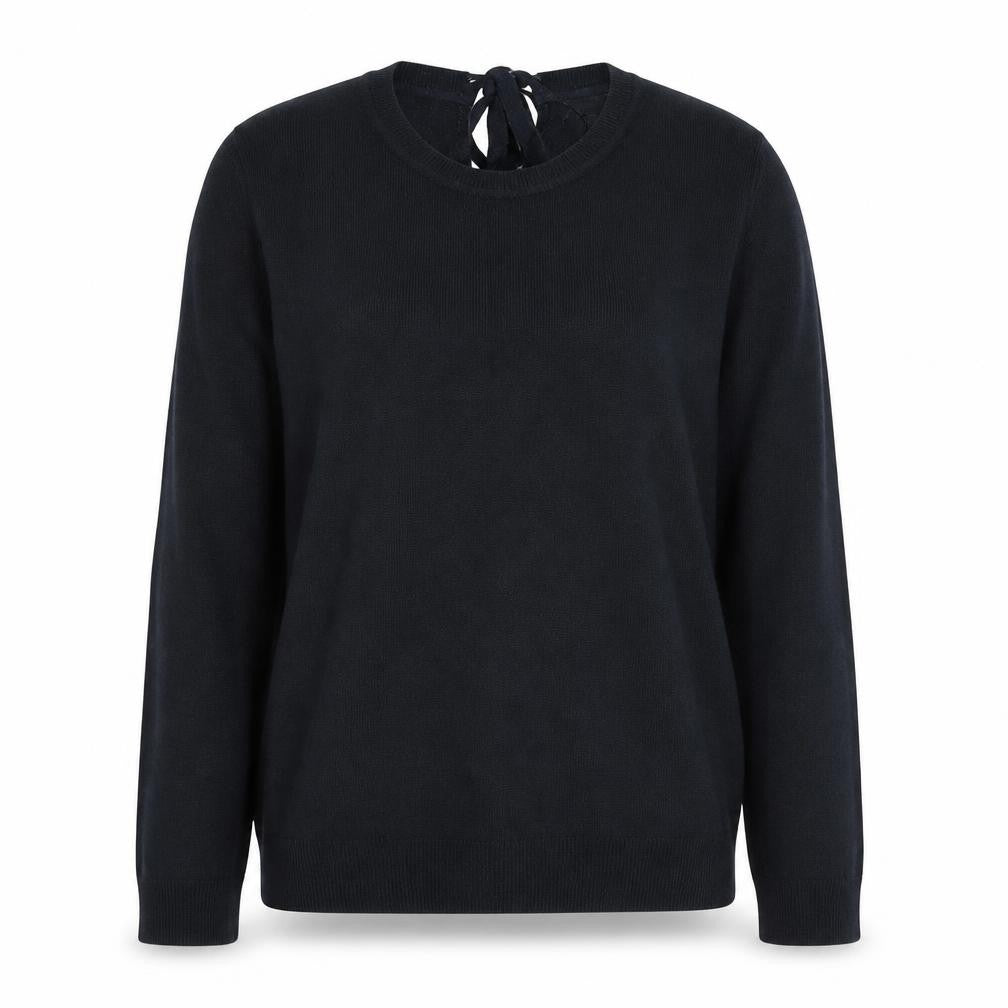 Dorothy Perkins Womens Black Scoop Neck Acrylic Pullover Jumper Size 10