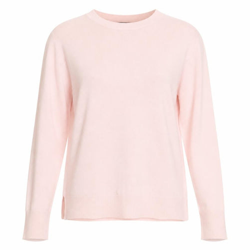 Marks and Spencer Womens Pink Boat Neck Acrylic Pullover Jumper Size 12