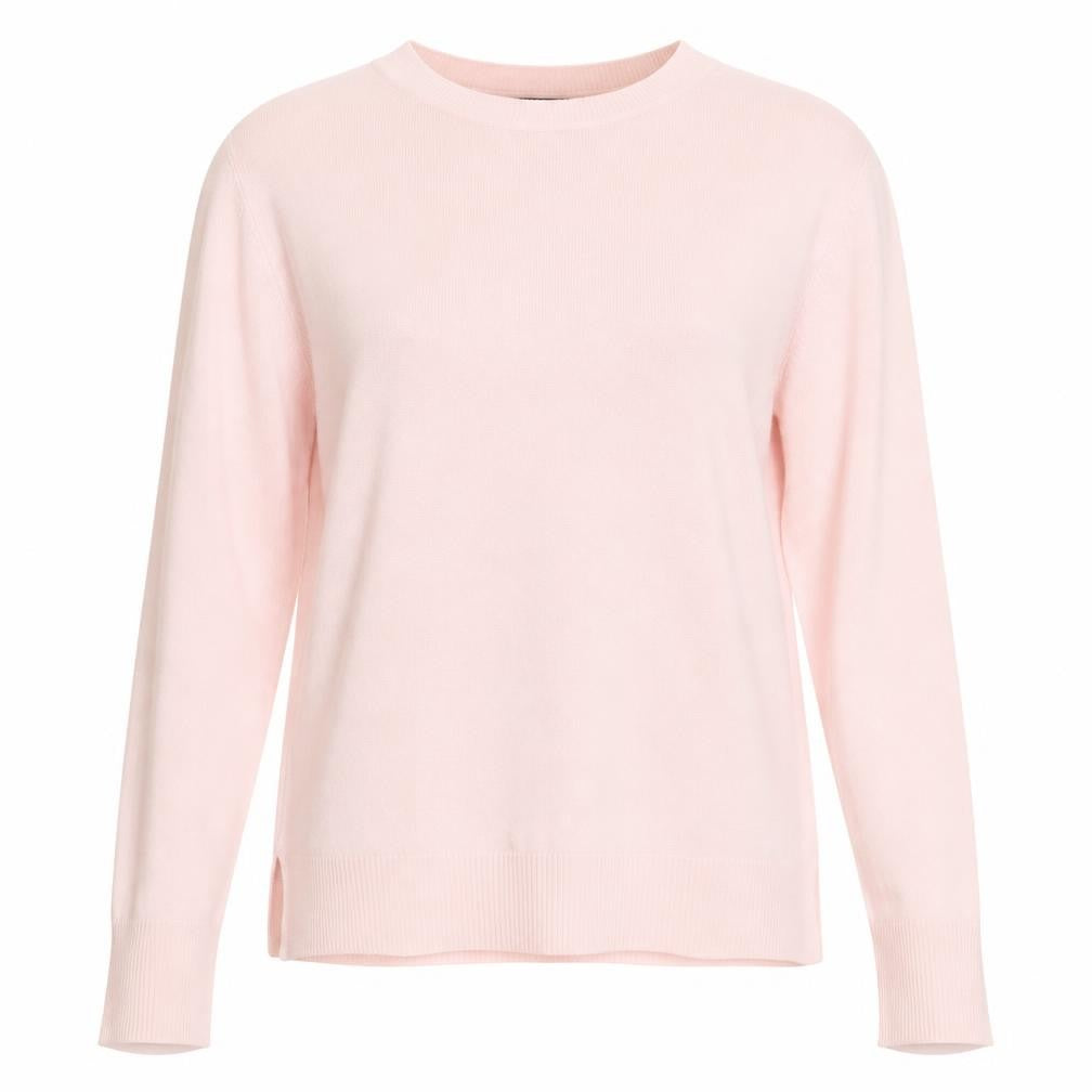 Marks and Spencer Womens Pink Boat Neck Acrylic Pullover Jumper Size 12