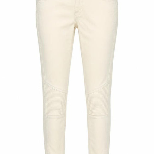 Zara Womens Beige Cotton Skinny Jeans Size 30 Regular Zip