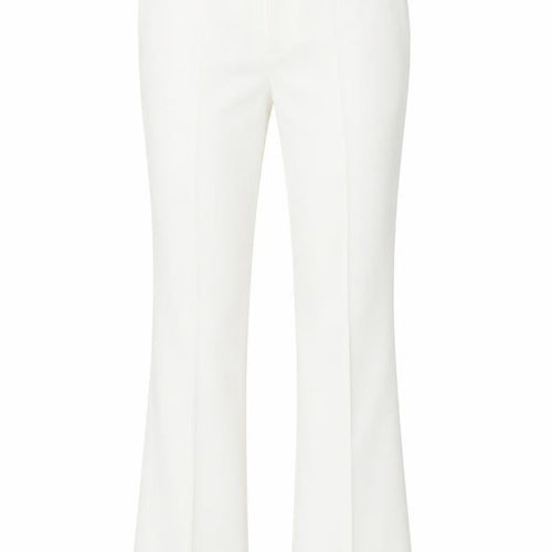 Preworn Womens White Polyester Dress Pants Trousers Size 30 in Regular Hook & Eye