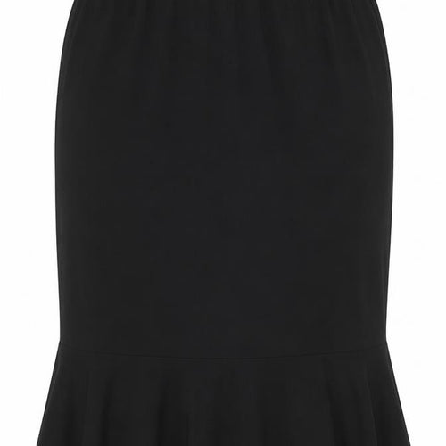 Antthony Womens Black Polyester Trumpet Skirt Size XL