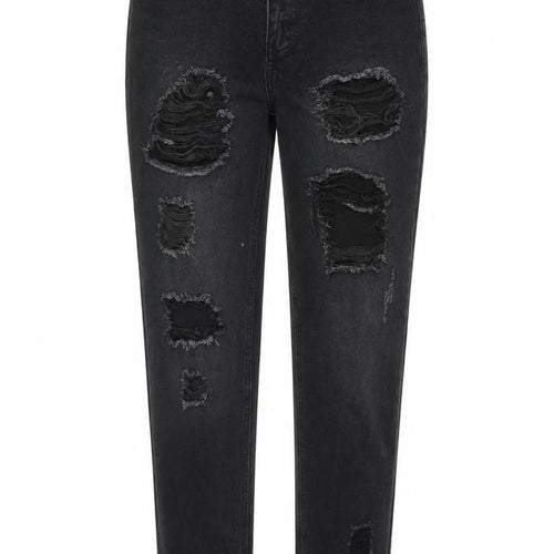 I SAW IT FIRST Womens Black Cotton Skinny Jeans Size 6 Regular Zip