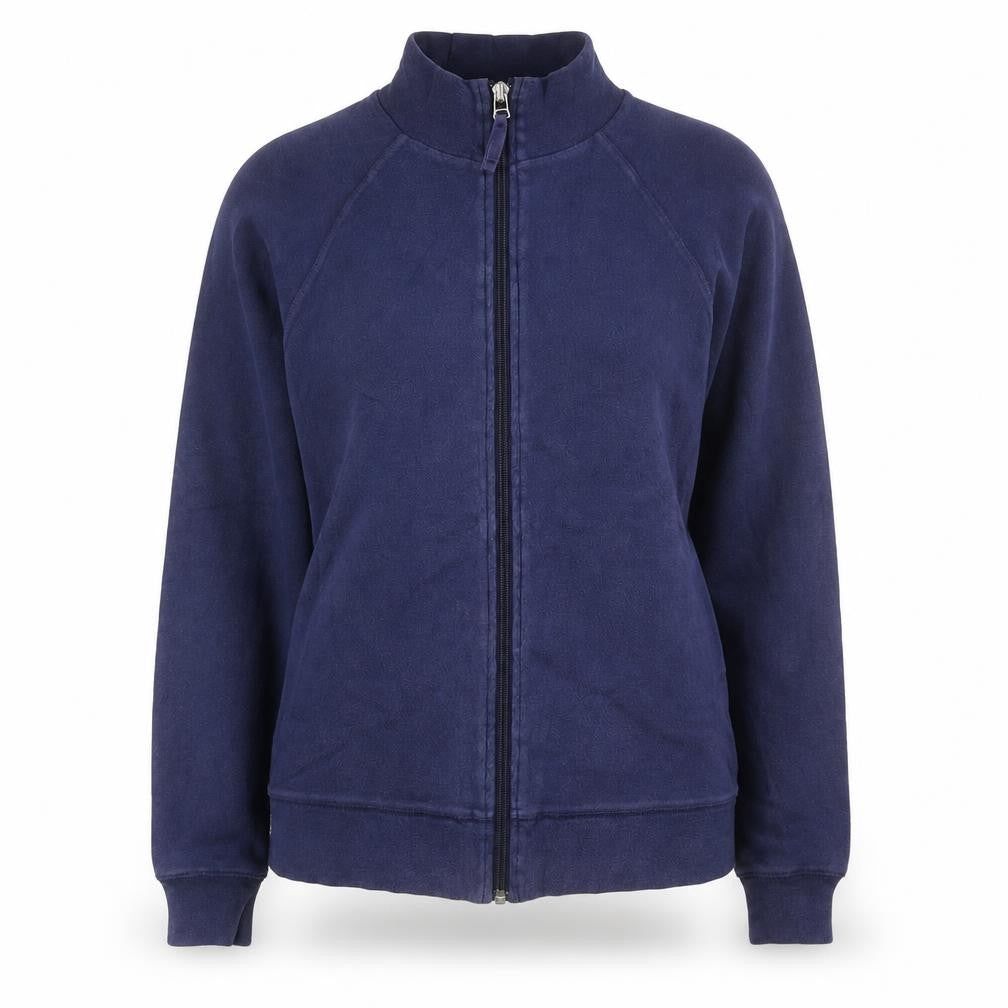 Dorothy Perkins Womens Blue Cotton Full Zip Sweatshirt Size 14 Zip