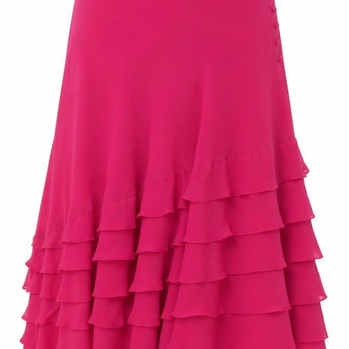 Berkertex Womens Pink Polyester Skater Skirt Size 38 in Zip