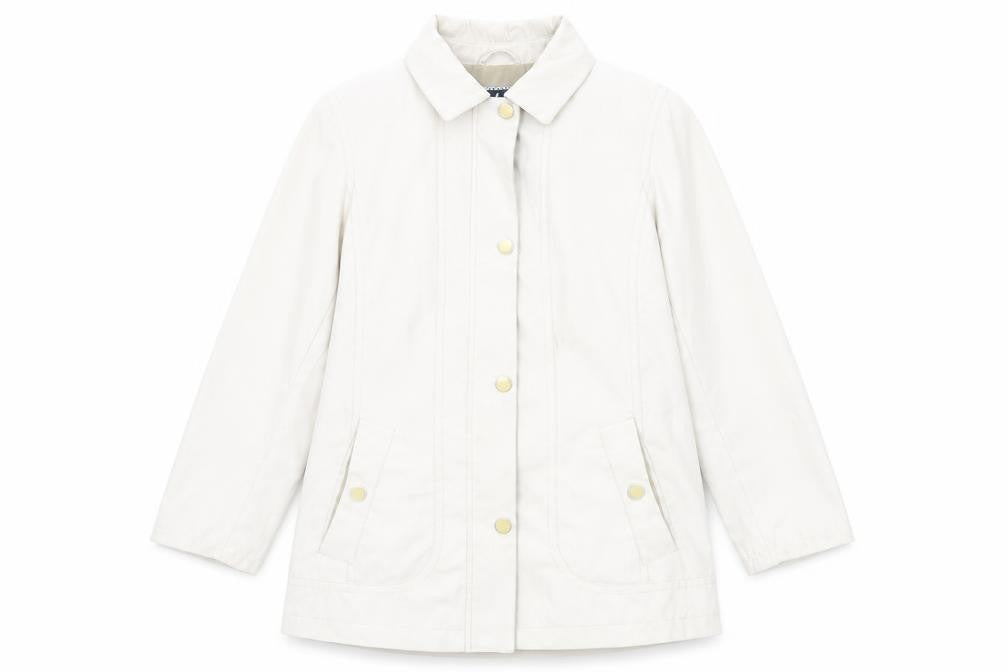 Isle of Cotton Womens Ivory Jacket Size 10 Zip