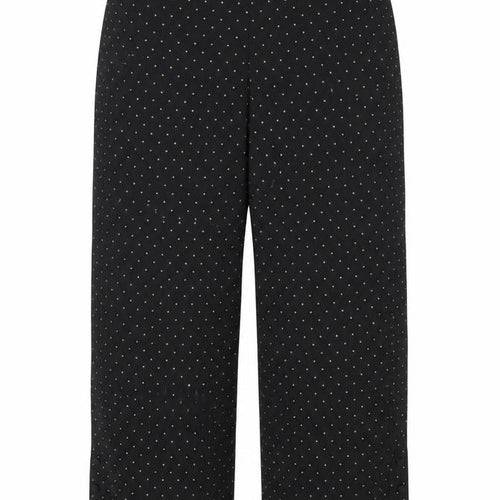 Fashion Union Womens Black Polka Dot Polyester Trousers Size 10 Regular Zip