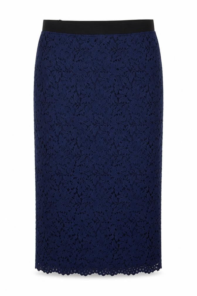 find. Womens Blue Geometric Polyamide Straight & Pencil Skirt Size 2XL