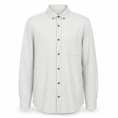 Cedarwood State Mens Grey Cotton Button-Up Size S Collared Button