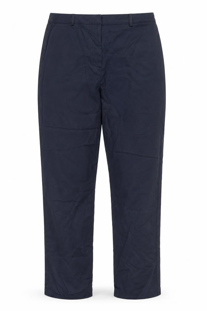 Miss Selfridge Womens Blue Polyester Trousers Size 14 L30 in Regular Tie