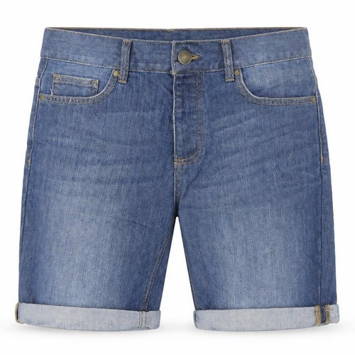 DENIMCO Mens Black Cotton Biker Shorts Size 30 in L8 in Regular Zip