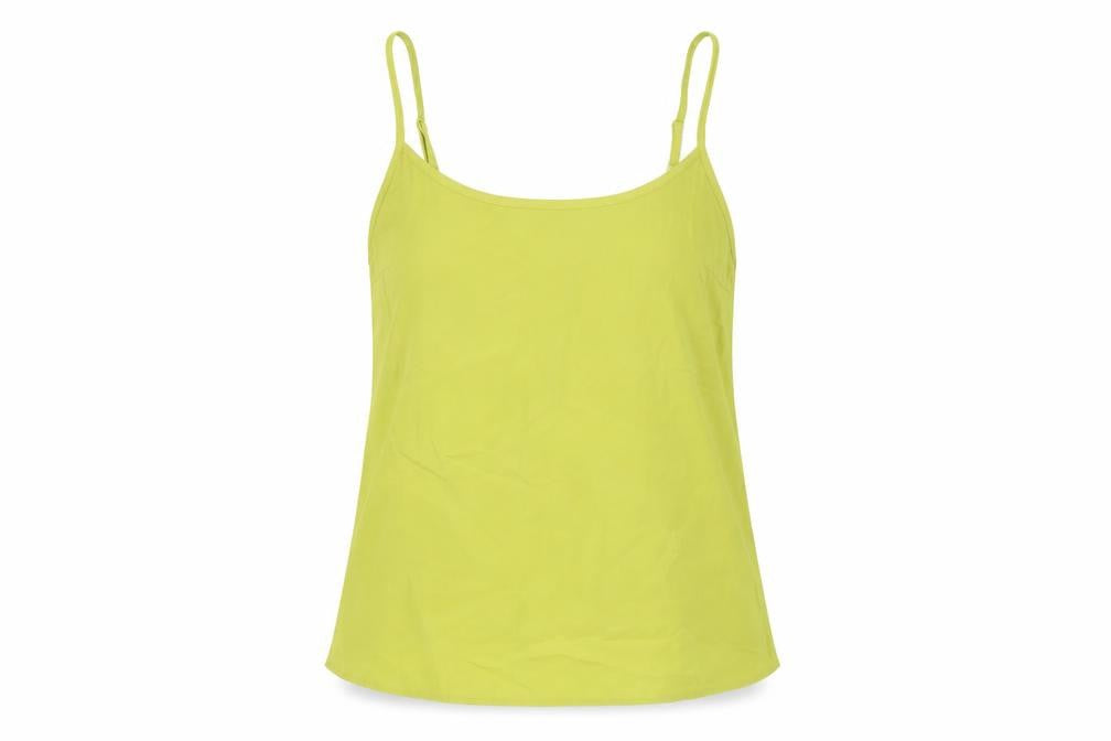 Miss Selfridge Womens Green Polyester Camisole Tank Size 10 Round Neck