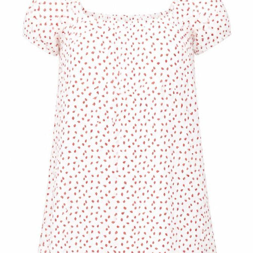 Pieces Womens White Geometric Patent Leather A-Line Size XS Scoop Neck Pullover