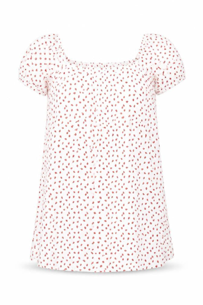 Pieces Womens White Geometric Patent Leather A-Line Size XS Scoop Neck Pullover