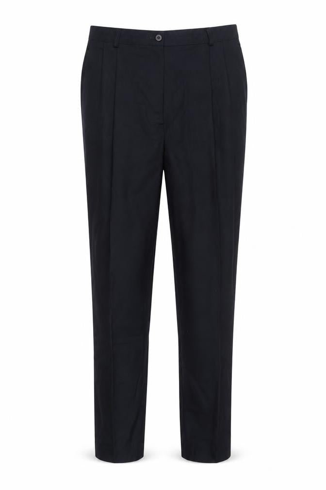 Smith Signature Mens Blue Polyester Dress Pants Trousers Size 30 in Regular Zip