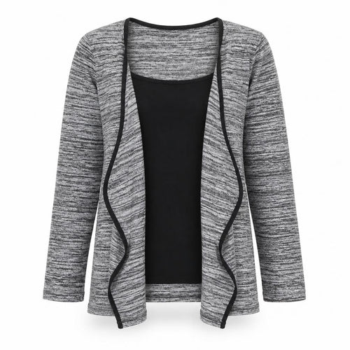 David Emanuel Womens Grey V-Neck Viscose Shrug Jumper Size 12