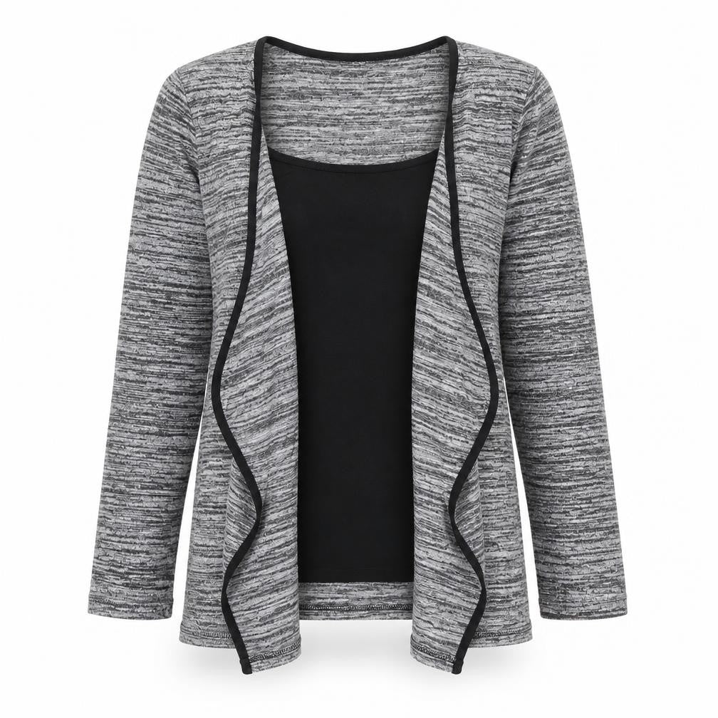 David Emanuel Womens Grey V-Neck Viscose Shrug Jumper Size 12