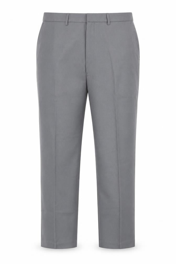 Chums Mens Grey Polyester Dress Pants Trousers Size 40 in Regular Zip