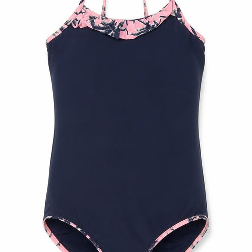George Girls Blue Nylon Bodysuit One-Piece Size 10-11 Years Pullover - Swimsuit