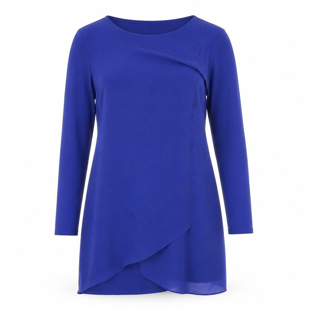 Phase Eight Womens Blue Polyester A-Line Size 14 Round Neck Pullover