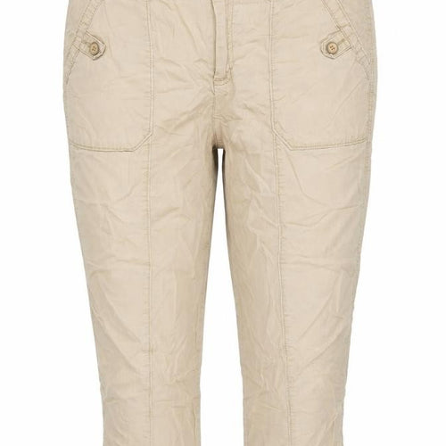 F&F Womens Brown Polyester Pedal Pusher Trousers Size 30 in Regular Zip