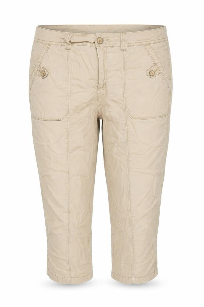 F&F Womens Brown Polyester Pedal Pusher Trousers Size 30 in Regular Zip