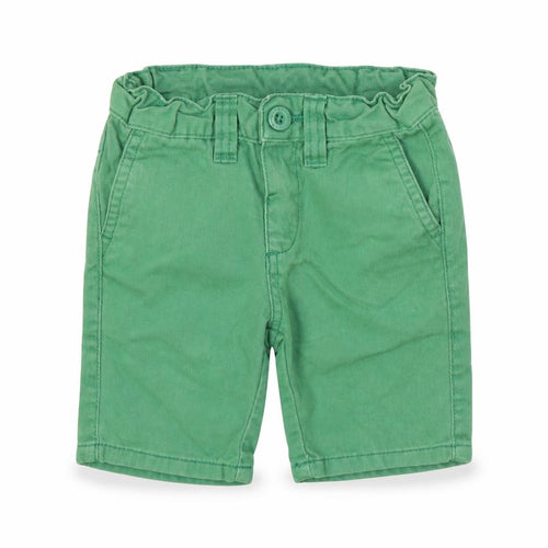 Denim & Co. Boys Green Cotton Cropped Jeans Size 12-18 Months Zip