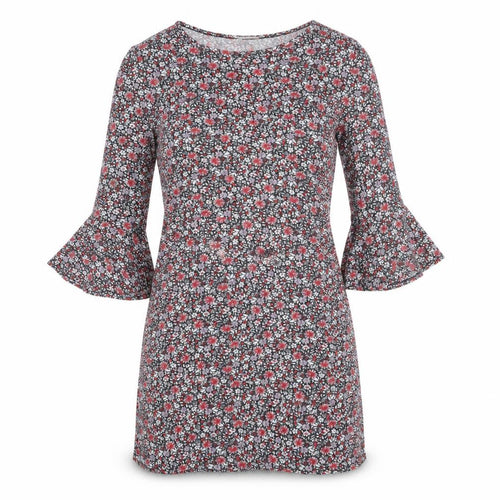Papaya Womens Multicoloured Floral Viscose Skater Dress Size L Roll Neck Pullover