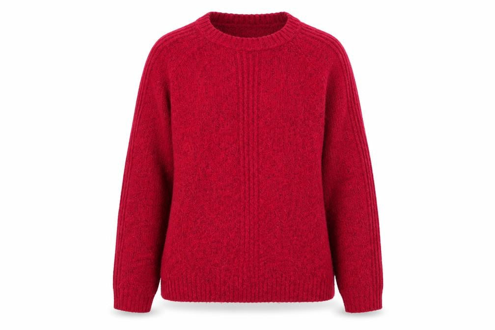 Marks and Spencer Womens Pink Scoop Neck Acrylic Pullover Jumper Size M