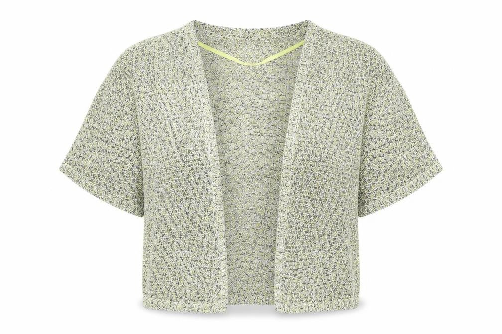 Atmopshere Womens Yellow V-Neck Cotton Shrug Jumper Size M