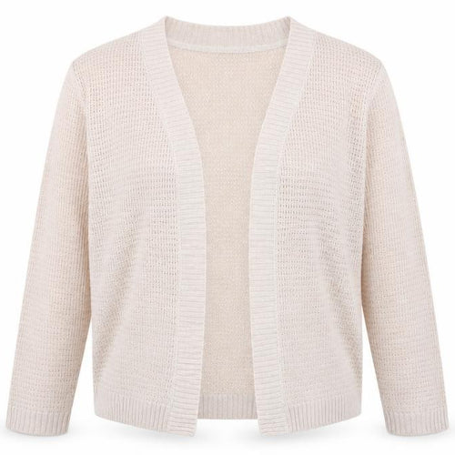 Madeline Womens Pink V-Neck Viscose Shrug Jumper One Size