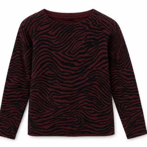 Marks and Spencer Womens Purple Scoop Neck Geometric Acrylic Pullover Jumper Size 12