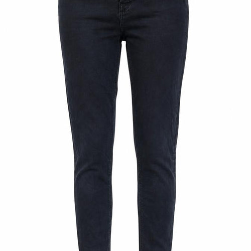 Topshop Womens Black Cotton Skinny Jeans Size 28 in Regular Button