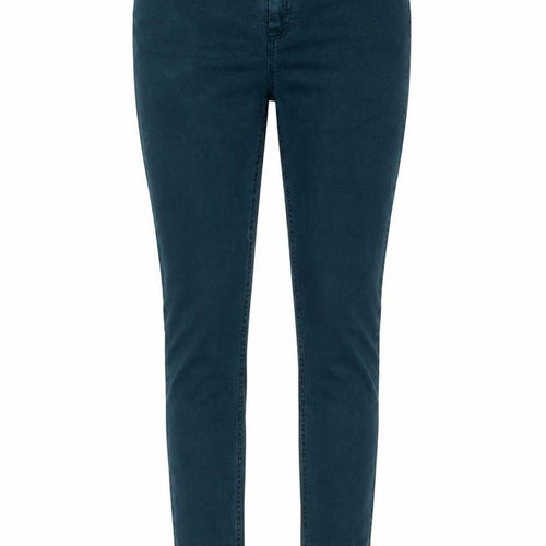 Marks and Spencer Womens Green Cotton Skinny Jeans Size 32 in Regular Button