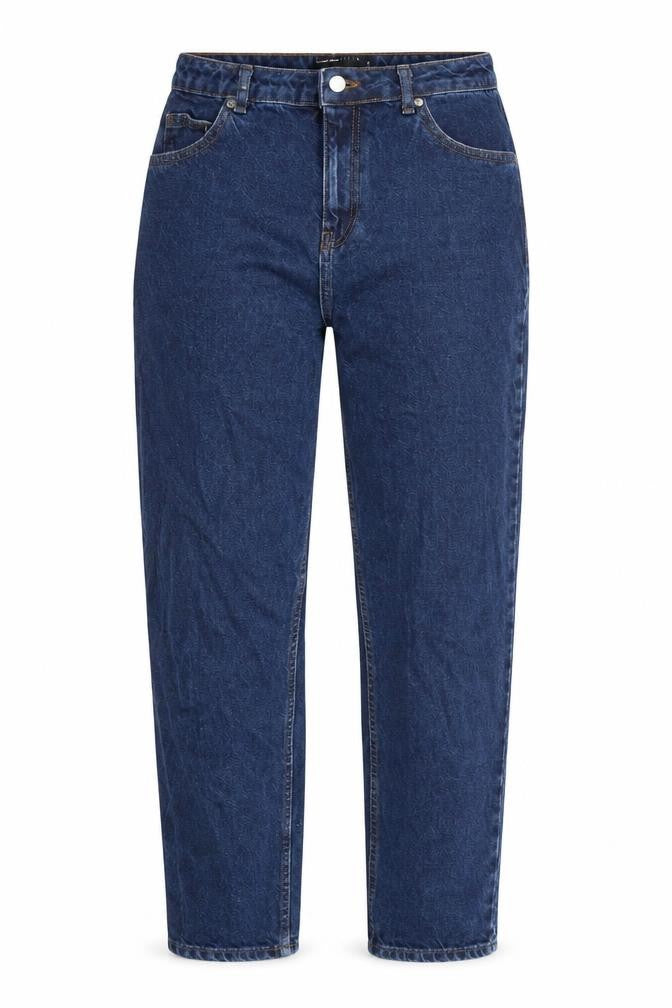 ASOS Womens Blue Cotton Straight Jeans Size 30 in L30 in Regular Zip