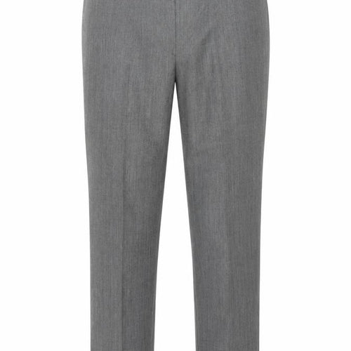 Preworn Mens Grey Polyester Dress Pants Trousers Size M Regular Zip
