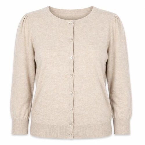 NEXT Womens Orange Round Neck Cotton Cardigan Jumper Size 14