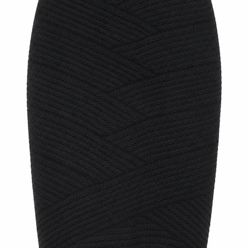 H&M Womens Black Polyester Straight & Pencil Skirt Size 6 Zip