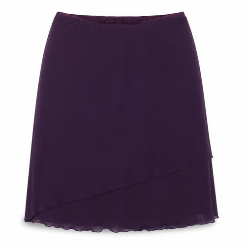 Preworn Womens Purple Polyester A-Line Skirt Size 32 in