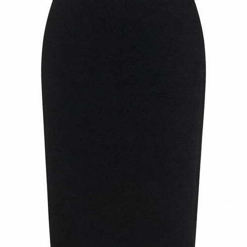 Papaya Womens Black Polyester Straight & Pencil Skirt Size 8