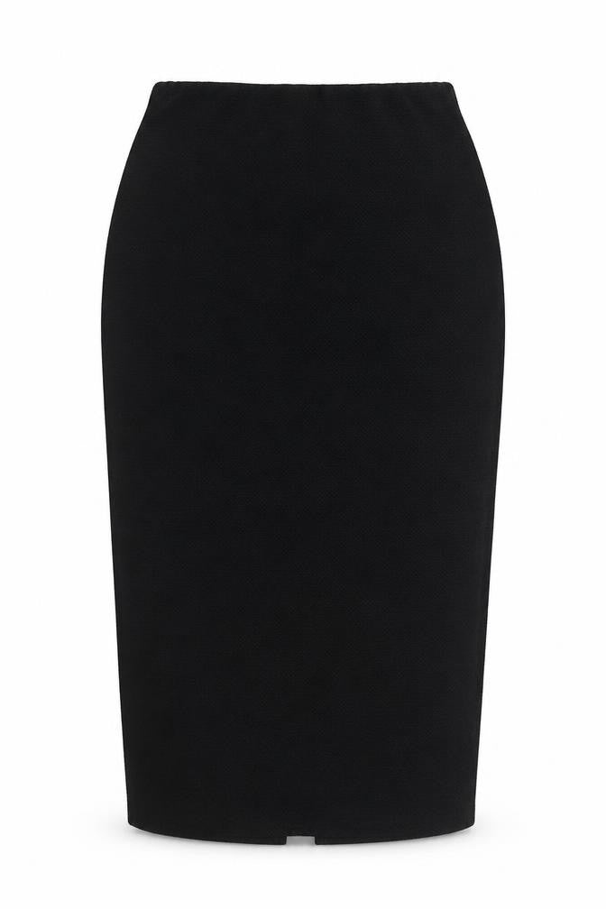 Papaya Womens Black Polyester Straight & Pencil Skirt Size 8