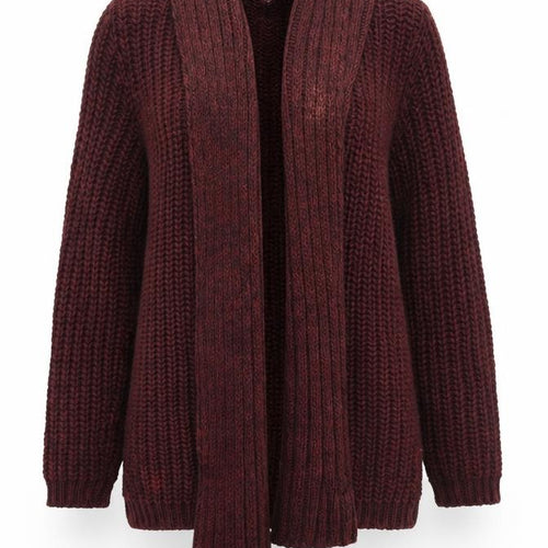 NEXT Womens Brown V-Neck Acrylic Cardigan Jumper Size S