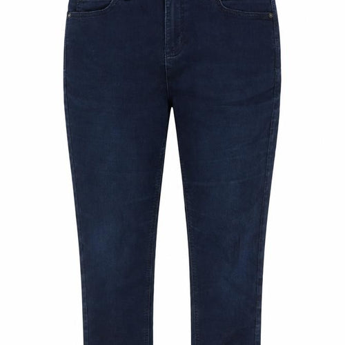 Marks and Spencer Womens Blue Cotton Skinny Jeans Size 12 Regular Tie
