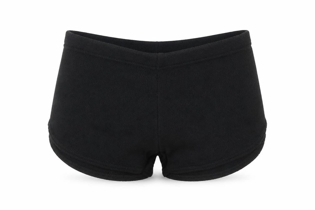 Nasty Gal Womens Black Acrylic Hot Pants Shorts Size S Regular Pull On