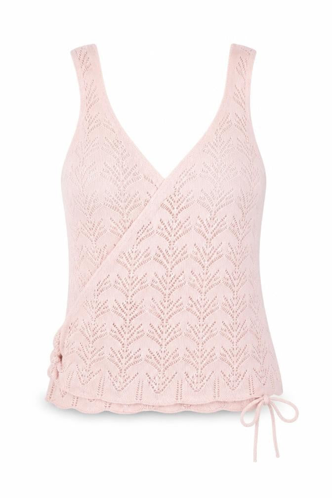 ASOS Womens Pink Acrylic Wrap Tank Size 14 V-Neck