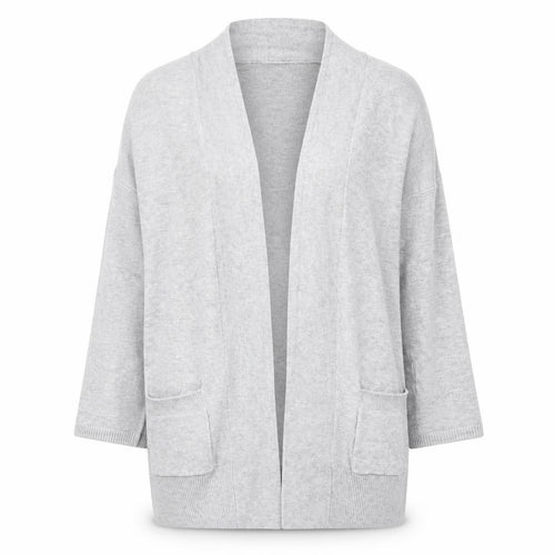 Primark Womens Grey V-Neck Cotton Cardigan Jumper Size 8