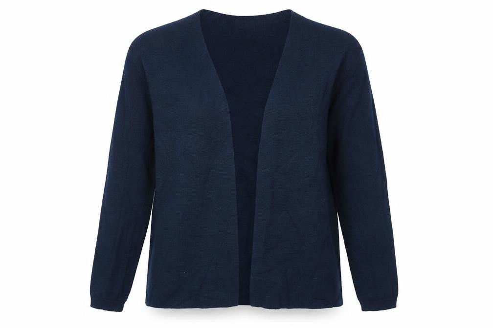 Monsoon Womens Blue V-Neck Viscose Cardigan Jumper Size S