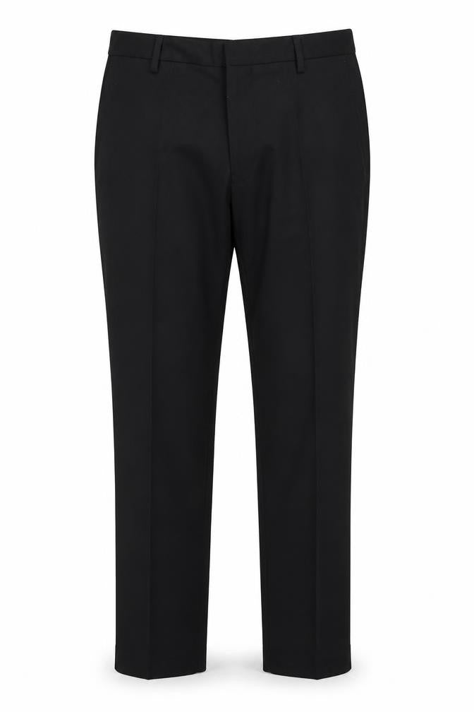 Burton Mens Black Polyester Dress Pants Trousers Size 32 in Regular Zip