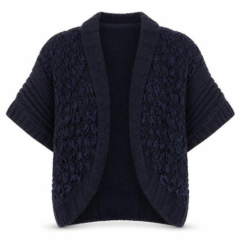 Per Una Womens Blue V-Neck Acrylic Cardigan Jumper Size 14