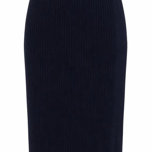 Just Miss Womens Blue Polyester Straight & Pencil Skirt Size 10